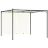 Image de vidaXL Pergola avec Toit Réglable Jardin Terrasse Patio Extérieur Protection Contre Ombre du Soleil Résistant aux Intempéries 3x3 cm Acier