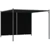 Image de vidaXL Pergola de jardin avec toit rétractable 3x3 m Anthracite