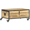 Image de vidaXL Table basse 70x50x33 cm Bois de manguier massif
