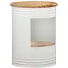 Image de vidaXL Table basse 43x55 cm Bois de manguier solide