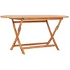 Image de vidaXL Table pliable de jardin 160x80x75 cm Bois de teck solide