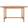 Image de vidaXL Table de jardin 150x76 cm Bois de teck solide