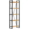 Image de vidaXL Bibliothèque à 5 niveaux 60x30x180 cm Bois de manguier solide