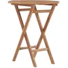Image de vidaXL Table pliable de jardin 60x60x75 cm Bois de teck solide