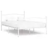 Image de vidaXL Cadre de lit sans matelas avec sommier à lattes métal 120x200cm