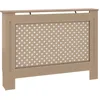 Image de vidaXL Cache-radiateur, Couvercle de Radiateur, Housse de Radiateur Salon Chambre Salle de Séjour Maison Intérieur, 112x19x81,5 cm MDF