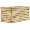 Image de vidaXL Lit surélevé 100x50x50 cm Bois de pin imprégné