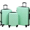 Image de vidaXL Ensemble de valises rigides 3 pcs Menthe ABS