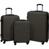 Image de vidaXL Ensemble de valises rigides 3 pcs Anthracite ABS