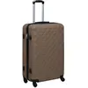 Image de vidaXL Valise rigide Marron ABS