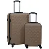 Image de vidaXL Ensemble de valises rigides 2 pcs Marron ABS