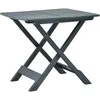 Image de vidaXL Table Pliable de Jardin Table de Salle à Manger Table à Dîner Table de Repas Table de Patio Terrasse Cour Extérieur Vert 79x72x70 cm Plastique
