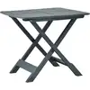 Image de vidaXL Table pliable de jardin Vert 79x72x70 cm Plastique