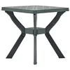 Image de vidaXL Table de Bistro Table de Patio Table de Terrasse Table de Jardin Table de Salle à Manger Table d'Extérieur Vert 70x70x72 cm Plastique