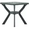 Image de vidaXL Table de bistro Vert 70x70x72 cm Plastique