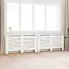 Image de vidaXL Cache-radiateurs 2 pcs Blanc 152x19x81,5 cm MDF