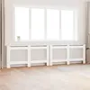 Image de vidaXL Cache-radiateurs 2 pcs Blanc 172x19x81,5 cm MDF