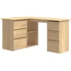 Image de Bureau d angle Chêne sonoma 145x100x76 cm Bois d ingénierie