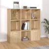 Image de vidaXL Bibliothèque Chêne sonoma 98x30x98 cm Bois d’ingénierie