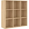 Image de vidaXL Bibliothèque chêne Sonoma 98x29x97,5 cm Bois d'ingénierie