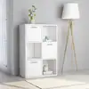 Image de vidaXL Armoire de rangement Blanc 60x29,5x90 cm Bois d'ingénierie