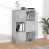 Image de vidaXL Armoire de rangement Gris béton 60x29,5x90 cm Bois d'ingénierie