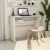 Image de vidaXL Bureau Blanc 90x50x74 cm Bois d'ingénierie