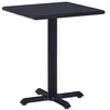 Image de Table de jardin Noir 60x60x75 cm