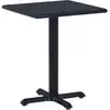 Image de vidaXL Table de jardin Noir 60x60x75 cm