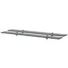 Image de vidaXL 2X Etagères Murales Etagères Flottantes Etagères Suspendues Salon Chambre à Coucher Salle de Bain Intérieur Maison Verre 100x20 cm 8 mm