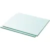 Image de vidaXL Panneaux d'étagère 2 pcs Verre Transparent 30 x 20 cm