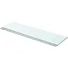 Image de vidaXL Panneaux d'étagère 2 pcs Verre Transparent 70 x 20 cm