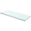 Image de vidaXL Panneaux d'étagère 2 pcs Verre Transparent 70x25 cm