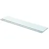 Image de vidaXL Panneaux d'étagère 2 pcs Verre Transparent 80 x 15 cm