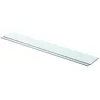 Image de vidaXL 2X Panneaux d'Etagère Panneau de Rechange de Armoire Paroi à Lattes Salle d'Exposition Maison Magasin Durable Verre Transparent 90x12 cm