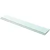 Image de vidaXL Panneaux d'étagère 2 pcs Verre Transparent 100 x 15 cm