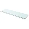 Image de vidaXL 2X Panneaux d'Etagère Panneau de Rechange de Armoire Paroi à Lattes Salle d'Exposition Maison Magasin Durable Verre Transparent 110x30 cm