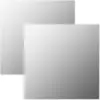 Image de vidaXL Miroirs muraux 2 pcs 60x60 cm Carré Verre