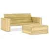 Image de vidaXL Salon de jardin 2 pcs Bois de pin imprégné