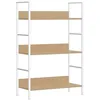 Image de Bibliothèque à 3 niveaux chêne 60x27,6x90,5cm bois d ingénierie