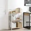 Image de vidaXL Bibliothèque à 3 niveaux chêne 60x27,6x90,5cm bois d'ingénierie