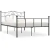 Image de vidaXL Cadre de lit sans matelas gris métal 160x200 cm