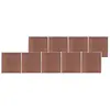 Image de vidaXL Clôture de jardin WPC 1564x186 cm Marron