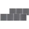 Image de vidaXL Clôture de jardin WPC 1218x186 cm Gris