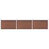 Image de vidaXL Clôture de jardin WPC 526x106 cm Marron