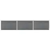 Image de vidaXL Clôture de jardin WPC 526x106 cm Gris