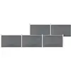Image de vidaXL Clôture de jardin WPC 872x106 cm Gris