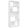 Image de Bibliothèque Blanc 67x24x161 cm Bois d ingénierie