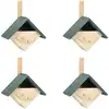 Image de vidaXL Nichoirs 4 pcs 24x16x30 cm Bois de sapin