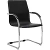 Image de Bussandri Exclusive - Chaise de bureau simili cuir noir
